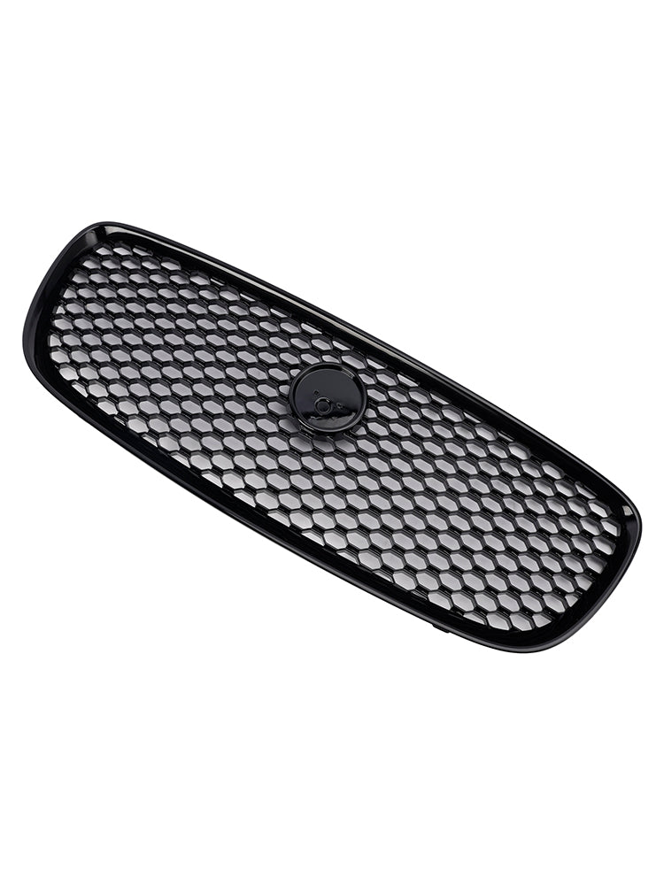 XF-R Style Front Bumper Grill Grille Fit Jaguar XF 2016-2019 Gloss Black