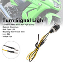 12V LED Turn Signal Indicator Light 8mm Universal Motorcycle For Honda