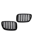 2004-2006 BMW X-Series X5 E53 Gloss Black Front Kidney Grille Grill