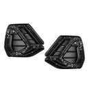 2PCS Gloss Black Front Bumper Grille Cover Fit Audi Q3 S-Line 2019-2022