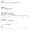 Grill Grille Applique Upper Trim 6BT13SZ0AJ Fit Dodge Ram 1500 2019-2021