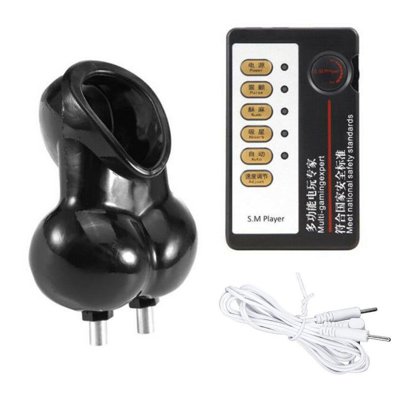 Electro Shock Penis Stretcher E-Stim Cage