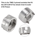 3 pin CTD piston set- Inner & Outer Sockets 398-00-348 & 398-00-504 For Fox