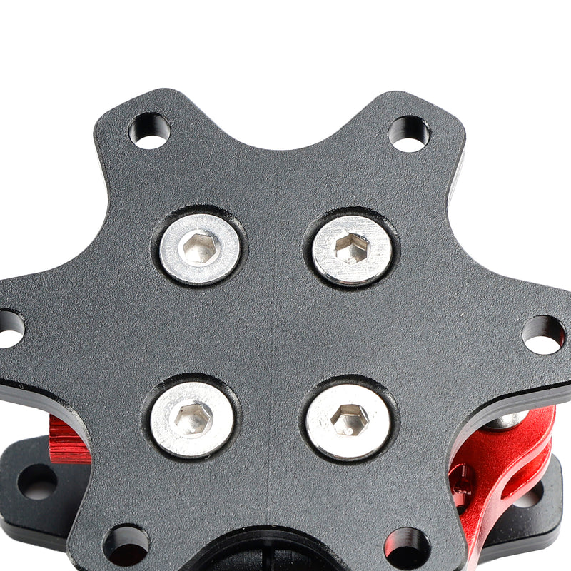 70mm Steering Wheel Quick Release Hub Adapter For Thrustmaster/Logitech Black