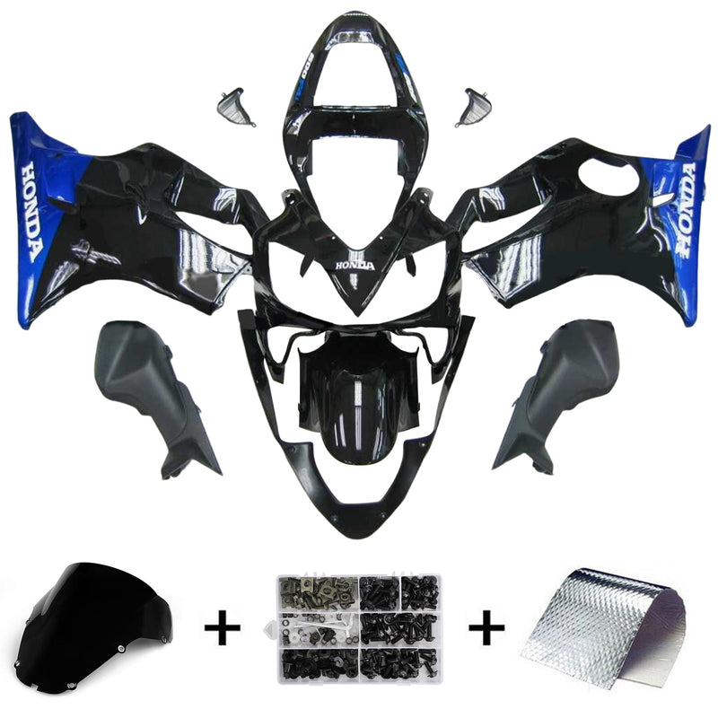 Amotopart Honda CBR600 F4i 2001-2003 Fairing Kit Bodywork Plastic ABS