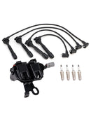 2005-2009 For Hyundai Tuscon L4 2.0L 1 Ignition Coil+4 Spark Plug+ Wires Pack 52-1772
