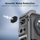 Utility Frame Case Cage for Insta360 X5 Protective Case Silicone Lens Cap Guard