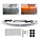 2014+Touring Electra Glide Street Glide Ultra Limited LED Running Turn Signal Light Windshield Trim
