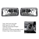 Pair Front  Fog Light Lamps With Bulbs For Chevy Silverado 2007-2013 Clear Lens