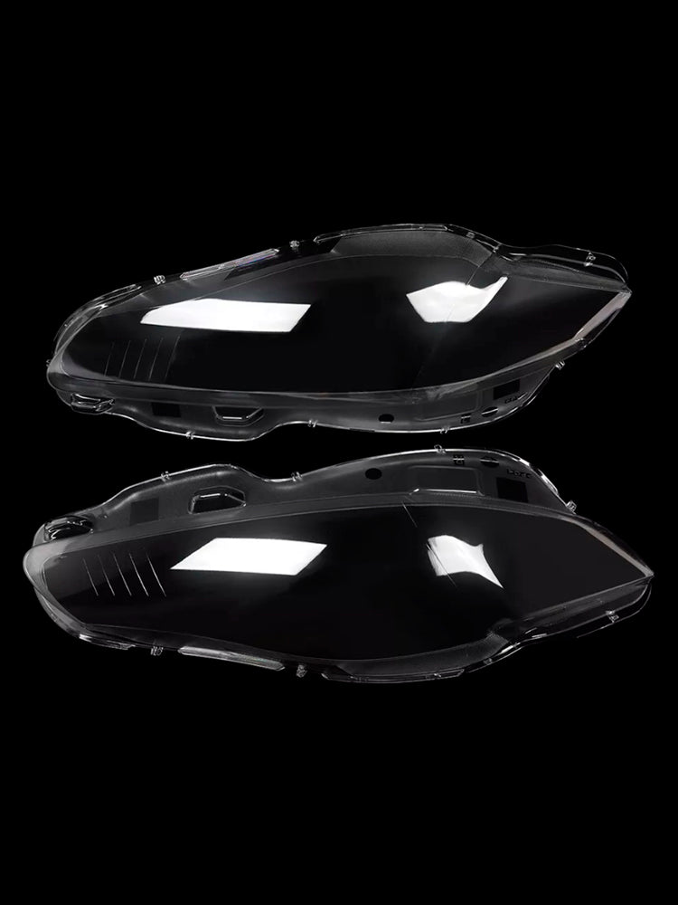 Pair Front Headlight Lens Cover Shell Clear For Jaguar XJ XJL 2010-2019