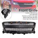 Matte Black Front Bumper Grille Grill Fit Chevy Colorado 2016-2020 W//LED