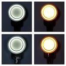 LED Flat Front Turn Signal Light For Heritage Softail Classic Touring 99-23