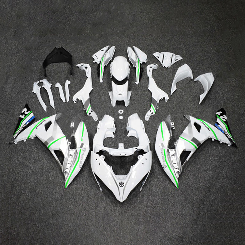 Amotopart Kawasaki ER6F/Ninja650R 2017-2019 Fairing Kit Bodywork Plastic ABS