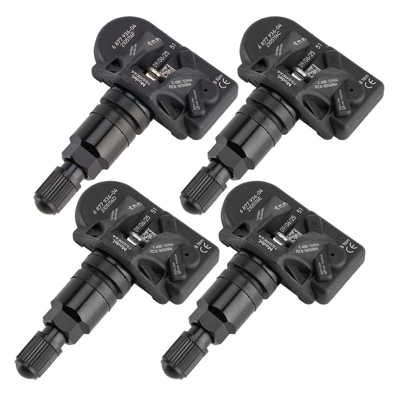 4X Tire Pressure Sensor 6877936 For BMW 5 Series G30 G31 F40 3 Series G20 G21