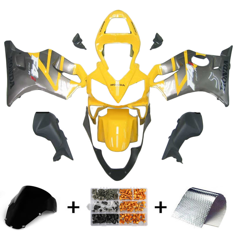 Amotopart Honda CBR600 F4i 2001-2003 Fairing Kit Bodywork Plastic ABS