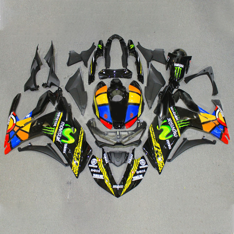 Amotopart Yamaha YZF-R3 2014-2018 R25 2015-2017 Fairing Kit Bodywork ABS