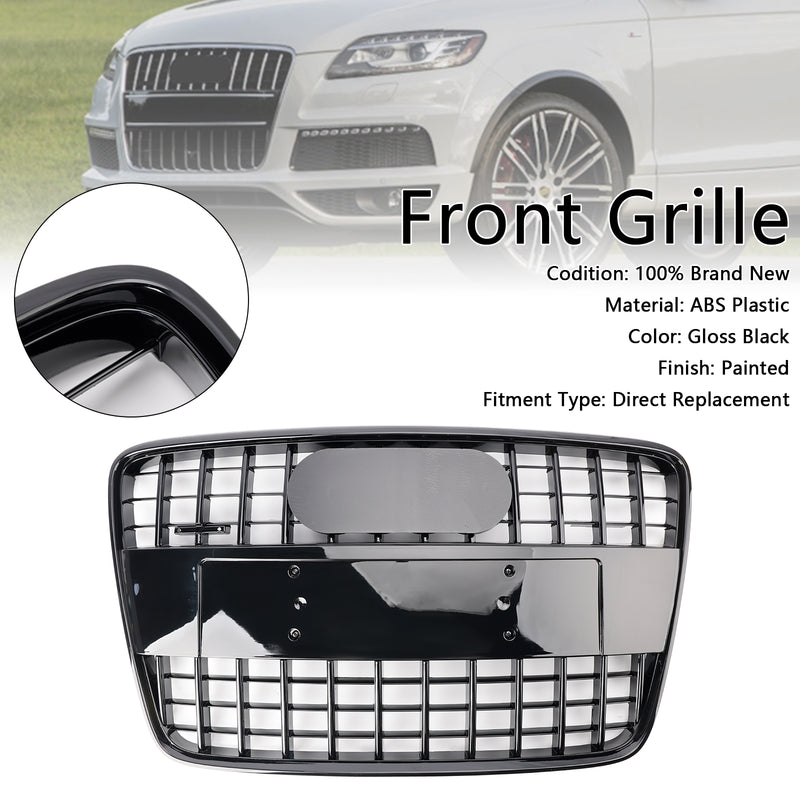 Sport Style Front Bumper Radiator Grill Grille Fit Audi Q7 SQ7 2005-2015