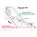 6AN Male Flare Supply Feed Fuel Line Adapter Fitting to Female M16-1.5