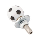 2x Motorcycle Bike Plastic Soccer License Plate Bolt On Screw On Frame Nut