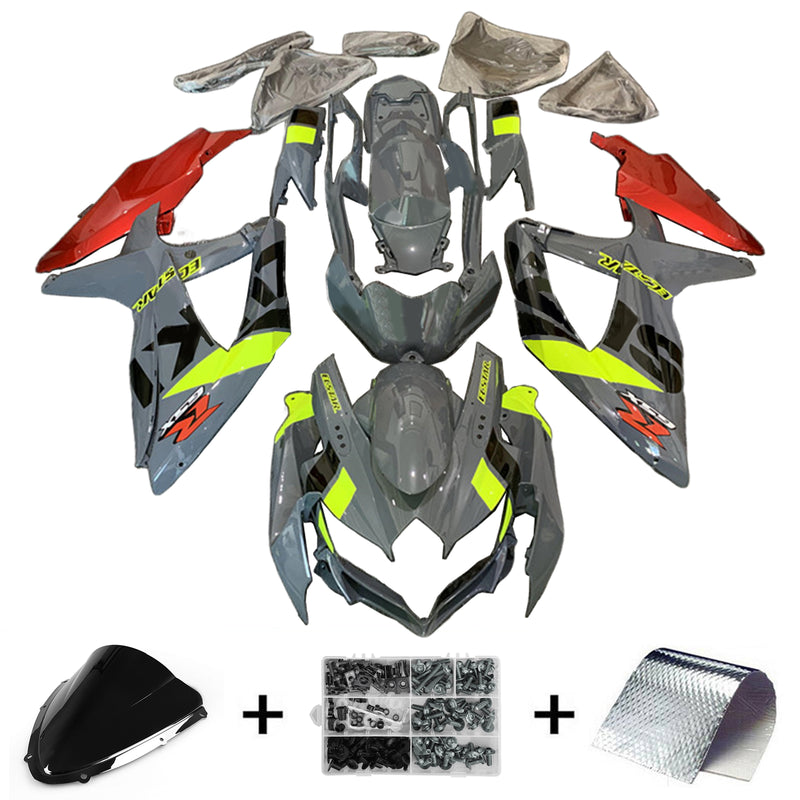 Amotopart Suzuki GSXR 600/750 2008-2010 K8 Fairing Kit Bodywork Plastic ABS