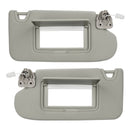 2PCS Gray Sun Visor Left & Right 96401-3TA2A 96400-3TA2A For Nissan Altima 2013-2018