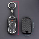 Leather Silicone Car Key Case Cover With Buckle For Buick