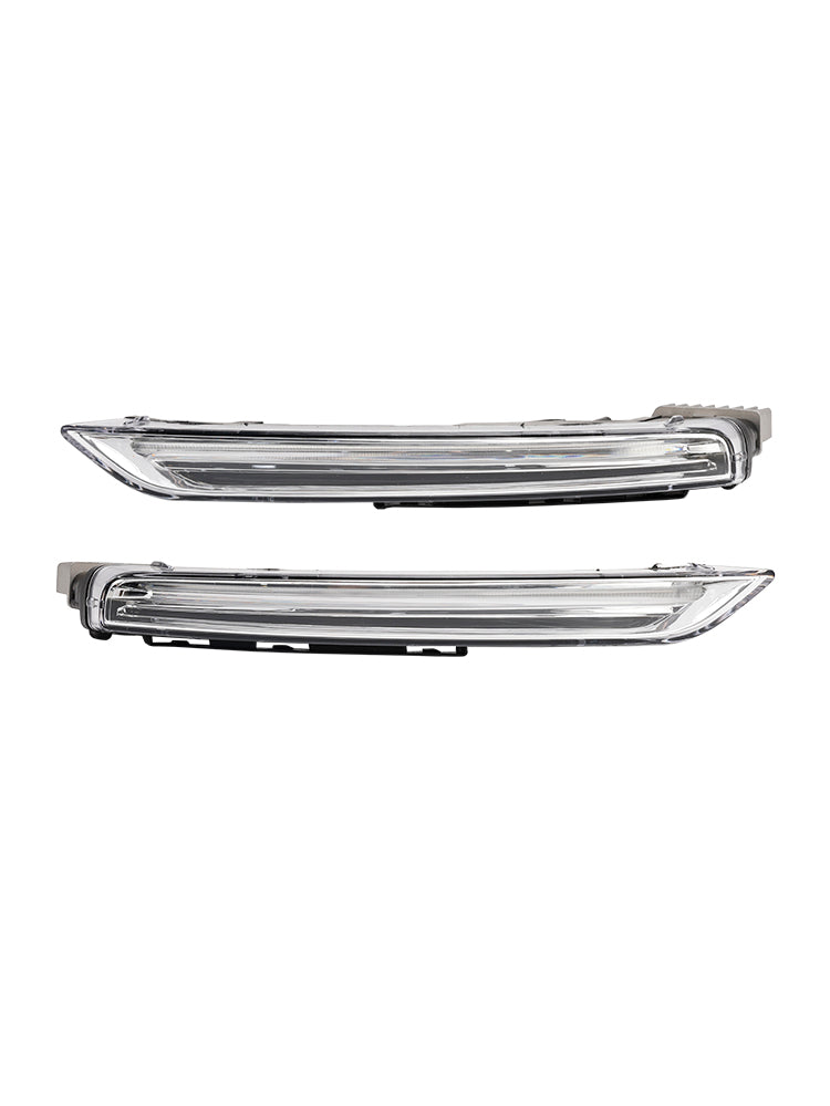 Pair LED Fog DRL Daytime Running Lights For Porsche Cayenne 958 2015-2017