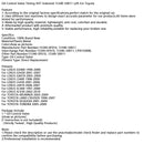 Oil Control Valve Timing VVT Solenoid 15340-50011 Left For Toyota