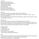 Carbon Fiber Look Rear Boot Spoiler For Mercedes-Benz E-Class W212 2008-2016