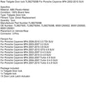 Rear Tailgate Door lock 7L5827505B For Porsche Cayenne 9PA 2002-2010 SUV