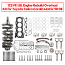 1ZZ-FE 1.8L Engine Rebuild Overhaul Kit for Toyota Celica Corolla Matrix 98-08