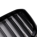 Front Bumper Kidney Grille Fit BMW X3 G01 X4 G02 2022-2025 Glossy Black