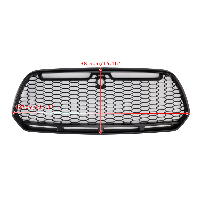 Matt Black Front Bumper Grill Grille Fit Ford Transit MK8 2015-2018 Raptor