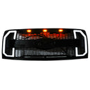 Matte Black Raptor Style Front Bumper Grille Grill Fit Ford F150 2009-2014 W/LED