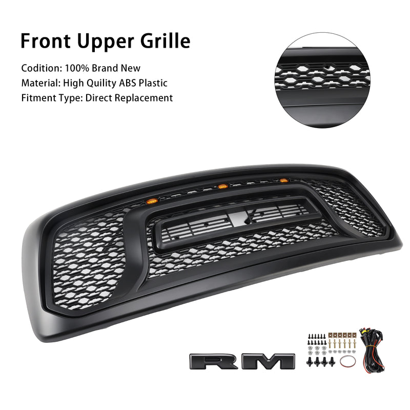 Front Bumper Grill Grille Fit Dodge RAM 1500/2500/3500 2002-2005 Rebel Style