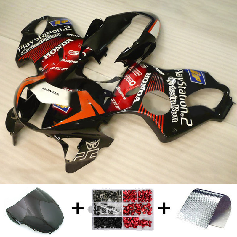 Amotopart Honda CBR600 F4 1999-2000 Fairing Kit Bodywork Plastic ABS