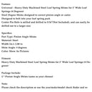 2PCS 2" Wide 4°Degree Steel Leaf Spring Degree Shims