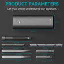Precision Screwdriver Set 60-Pieces Hobby and Repair Set DIY PC Phone Hardware Electronic Devices Repair Watch Portable Compact 4mm Bits Slim Rotating Screwdriver Tweezers