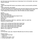 RHD Interior Door Grab Handle Cover + Switch Bezel For VW Golf MK4 Bora 1998-05