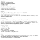 Gloss Black Rear Roof Wing For Mercedes-Benz E-Class W211 2003-2009 Sedan