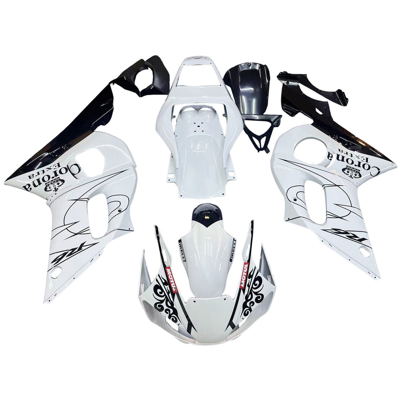 Amotopart Yamaha YZF 600 R6 1998-2002 Fairing Kit Bodywork Plastic ABS