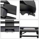 Black Front Bumper Grille Grill Fit Ford F150 2024+ With LED