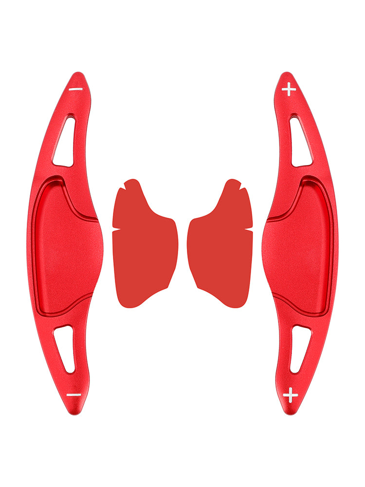 Steering Wheel Paddle Shifter Extension For Honda FIT VEZEL HRV Aluminium Red