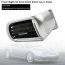 Front Right AC Vent Cover Silver For Porsche 911 Carrera Targa 997 2004-2012