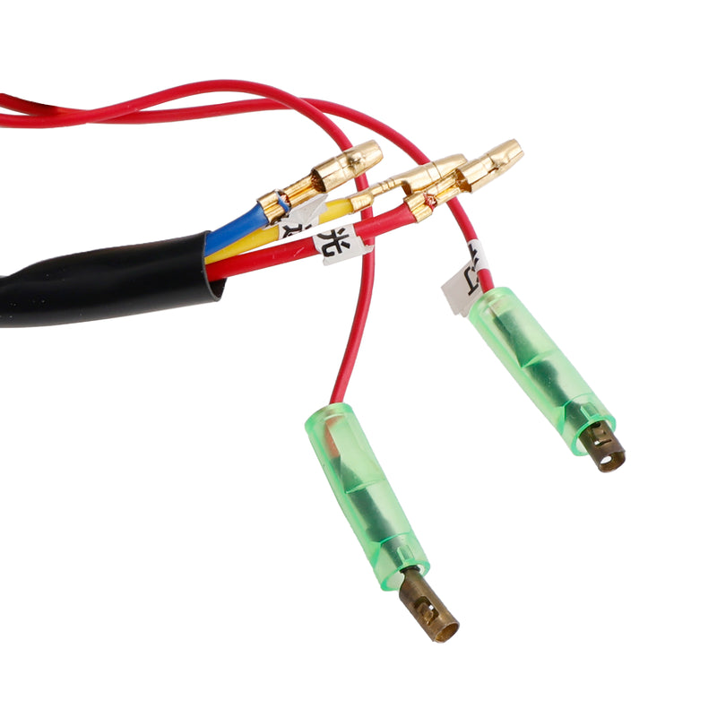 4-Bulbs Beam Headlight Fog Lamp Custom Fits For Racer Bobber Chopper