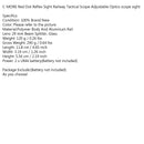 C-MORE Red Dot Reflex Sight Railway Tactical Scope Adjustable Optics Scope Sight