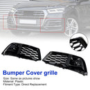 2018-2022 Fit Audi Q5 2PCS Front Bumper Cover Grill Grille Bezel Insert W/ACC