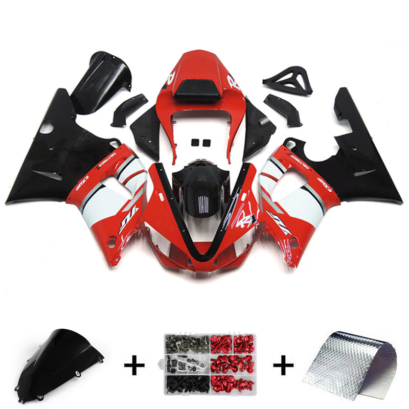 Amotopart Yamaha YZF 1000 R1 1998-1999 Fairing Kit Bodywork Plastic ABS