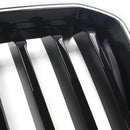 Glossy Black Front Bumper Kidney Grille Fit BMW X3 G01 X4 G02 2022-2025
