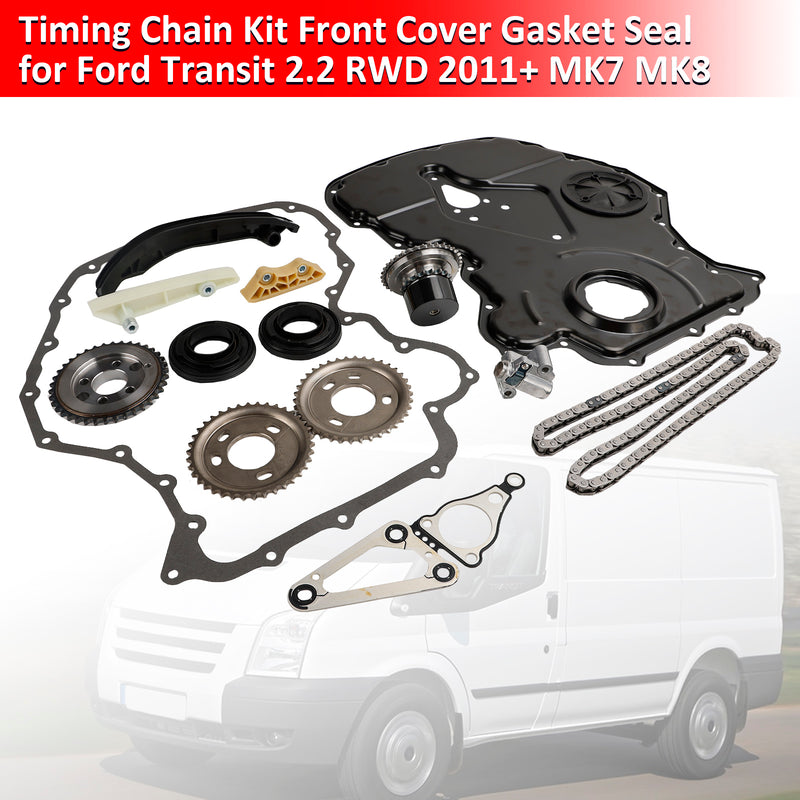 2011-On Land Rover Defender 2.2 RWD Timing Chain Kit Front Cover Gasket Seal